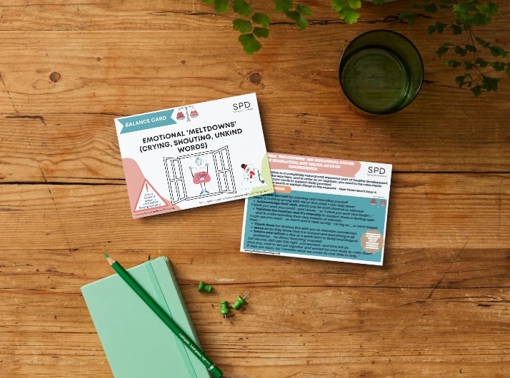 Behaviour Balance Cards - Emotional Meltdown