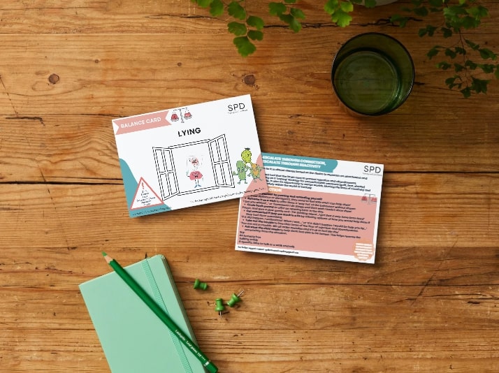 Behaviour Balance Cards - Lying