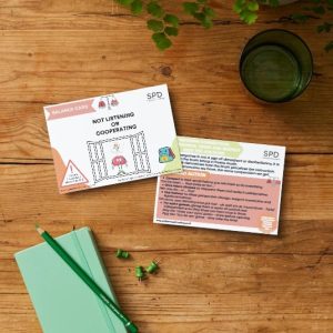 Behaviour Balance Cards - Not Listening or Cooperating